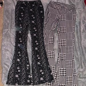 2 pairs of flare pants !